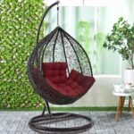 مرجيحة عش البلبل من راتان ومعدن – أناقة وراحة بجودة Shamasy