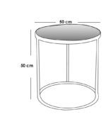 ⁦كرسي مرجيحه معلق رتان بني وأبيض مع ترابيزة جانبية بتصميم عصري⁩ - الصورة ⁦3⁩