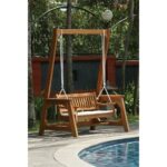 مرجيحة خشب موسكي طبيعية بتصميم أنيق ومتين – صناعة مصرية