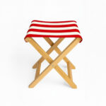 كرسي بحر قماش خشب زان متعدد الألوان – كراسي بحر قماش عالية الجودة