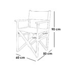 ⁦كراسي شاطئ خشب زان باللون الأحمر عملي ومتين⁩ - الصورة ⁦3⁩