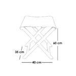 ⁦كراسي بحر قماش خشب زان بيج بتصميم عملي⁩ - الصورة ⁦3⁩