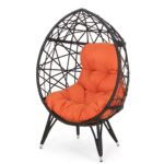 ⁦كرسي خارجي رتان بخامة فاخرة وتصميم أنيق – راحة وأناقة للحديقة⁩ - الصورة ⁦5⁩