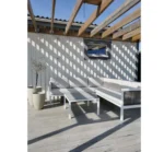 جلسات خارجية فاخرة – طقم جلوس خارجي ألومنيوم