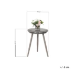 ⁦طقم كراسي بلكونة كرسي احبال رمادي أنيق ومتين للاستخدام الخارجي⁩ - الصورة ⁦5⁩