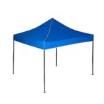 ⁦شمسيات حدائق قماش دك 3×3 متر – شماسي حدائق باللون الأزرق⁩ - الصورة ⁦3⁩