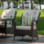 ⁦كراسي سفرة مودرن طقم رتان 6 كراسي مع ترابيزة كبيرة⁩ - الصورة ⁦3⁩