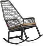 ⁦كرسي خارجي بخامة حديد متين وقماش جاكوار فاخر – تصميم عصري أنيق⁩ - الصورة ⁦3⁩