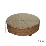 ⁦جلسات خارجية نصف دائرية خشابية | أثاث خارجي فاخر⁩ - الصورة ⁦4⁩