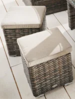 ⁦جلسات خارجية طقم أثاث خارجي رتان بني مودرن – مساحة فاخرة لحديقتك⁩ - الصورة ⁦3⁩