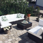 ⁦جلسات خارجية للمنازل من الرتان البني المحروق | اثاث خارجي مودرن أنيق⁩ - الصورة ⁦7⁩