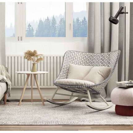 كرسي هزاز حديد