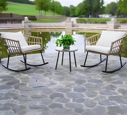 كرسي هزاز حديد