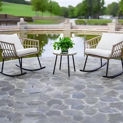 كرسي هزاز حديد