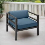 كرسي خارجي حديد 50×50 سم ستيل مودرن مقاوم للصدأ MADE505