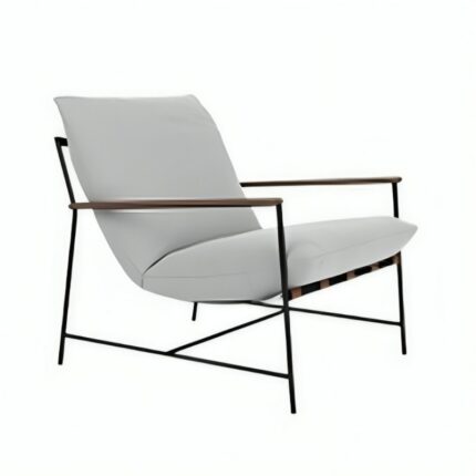 كراسى حديد مودرن ستيل أسود وأبيض خارجي بوليستر مصنع مباشر